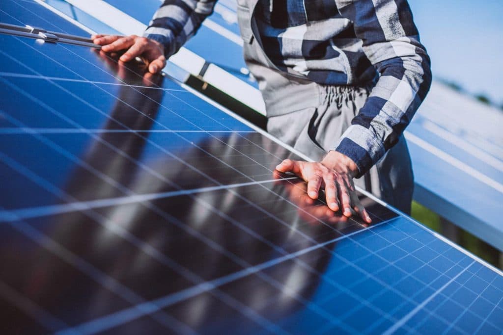 Commercial solar panel installation, Greater Noida