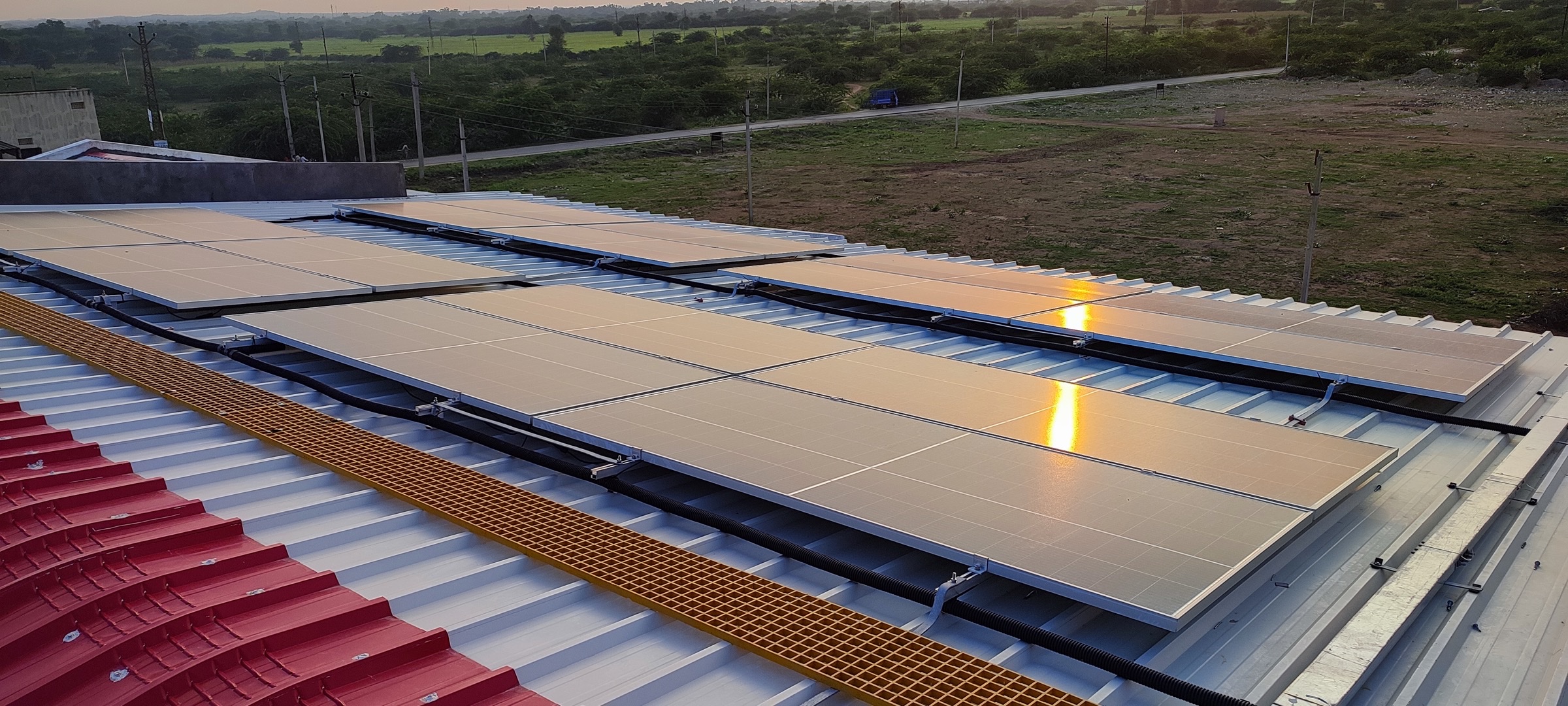 Rooftop solar at Nasirabad, Ajmer, 620 kW