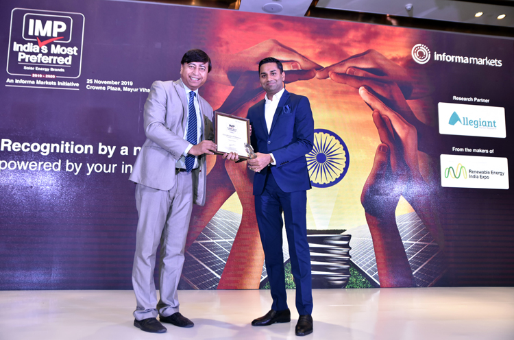 SolarMaxx awarded India's Most Preferred Solar Brand